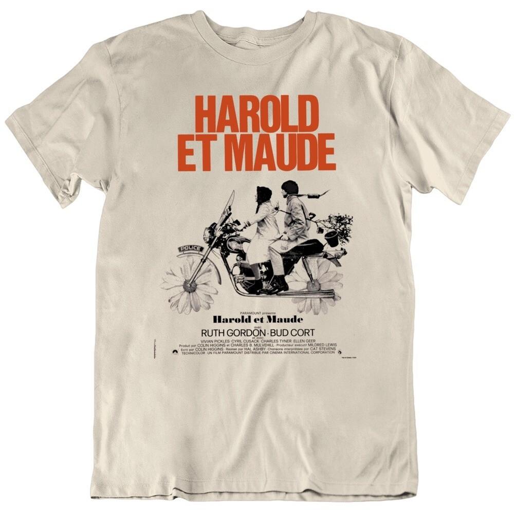 Harold And Maude French Movie Poster v2 T Shirt Unisex T-Shirt L