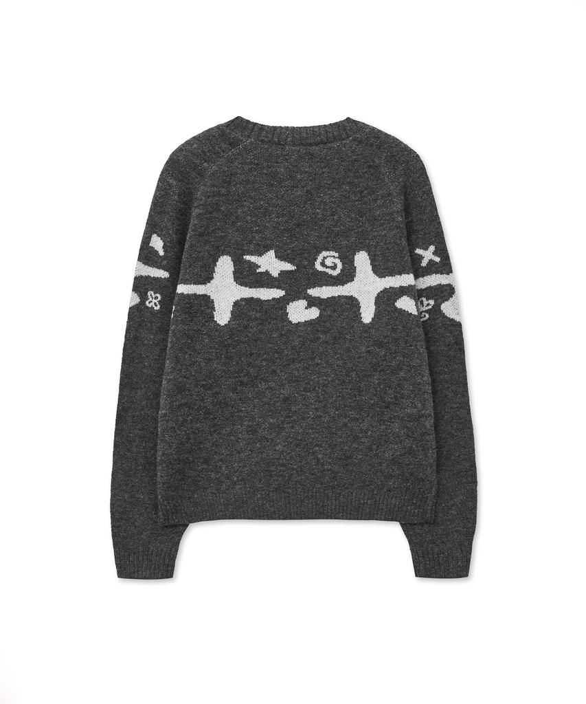 Lougeu Signature Logo Sweatshirt_Charcoal