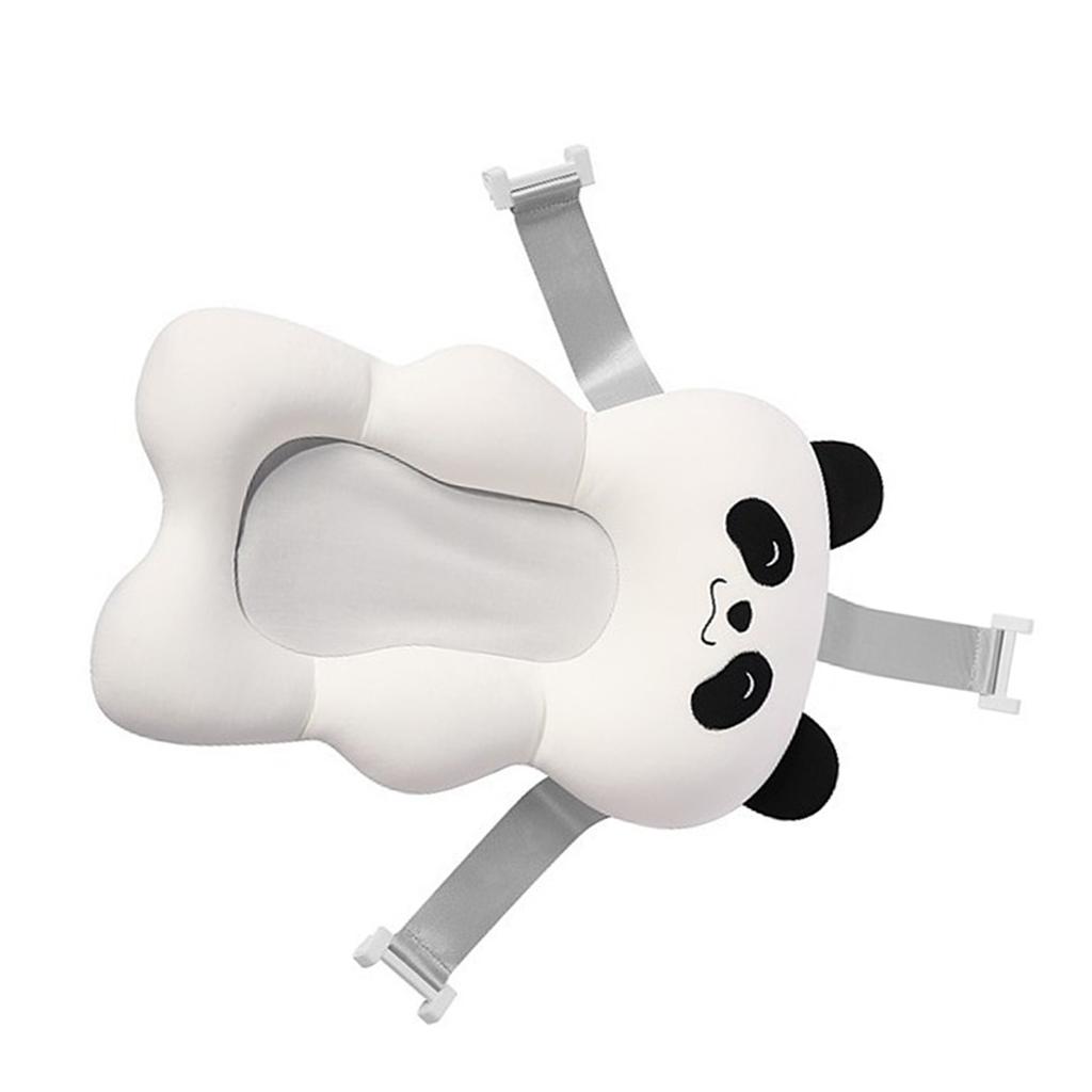 Baby Bath Suspension Pad Newborn Infant Safe Non Slip Cushion Universal Wash Supplies White Panda
