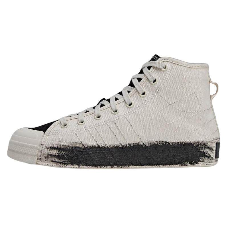 Adidas Y-3 Nizza High Talc Black Unisex Sneakers Cream JQ2458 39⅓