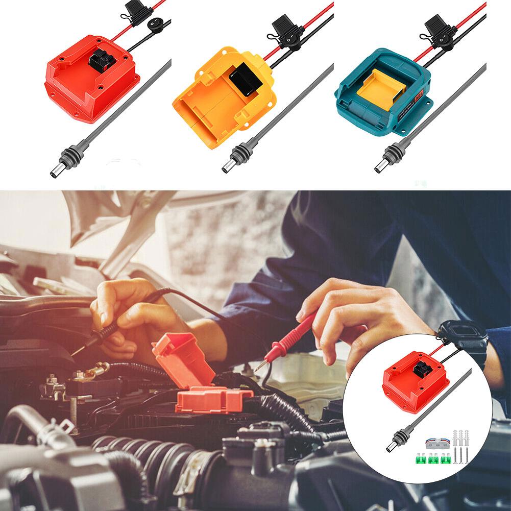Power Wheels Adaptor for Makita 18V Li-ion Battery Power Mount Connector DIY Adapter Dock Holder For Power Tool RC Toys Robotics