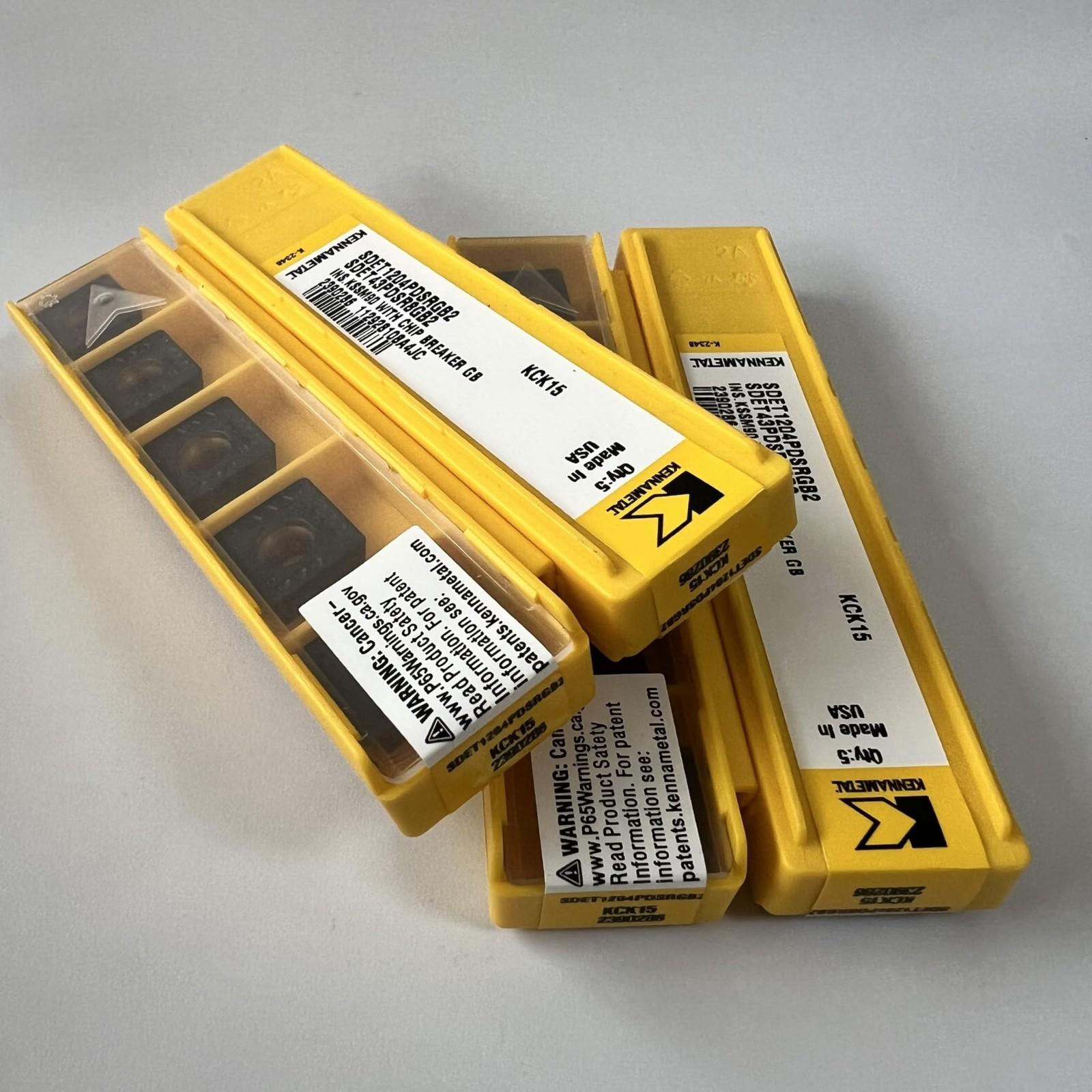 

KENNAMETEL / SDET1204PDSRGB2 KCK15 / Carbide CNC Blade 10 Pcs