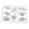 3D   Blocks Translucent      Shaped Toy Transparent