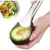 2-In-1 Avocado Slicer: Peel, Core, And Slice Avocados Effortlessly Stainless Steel Avocado Slicer Corer Separator