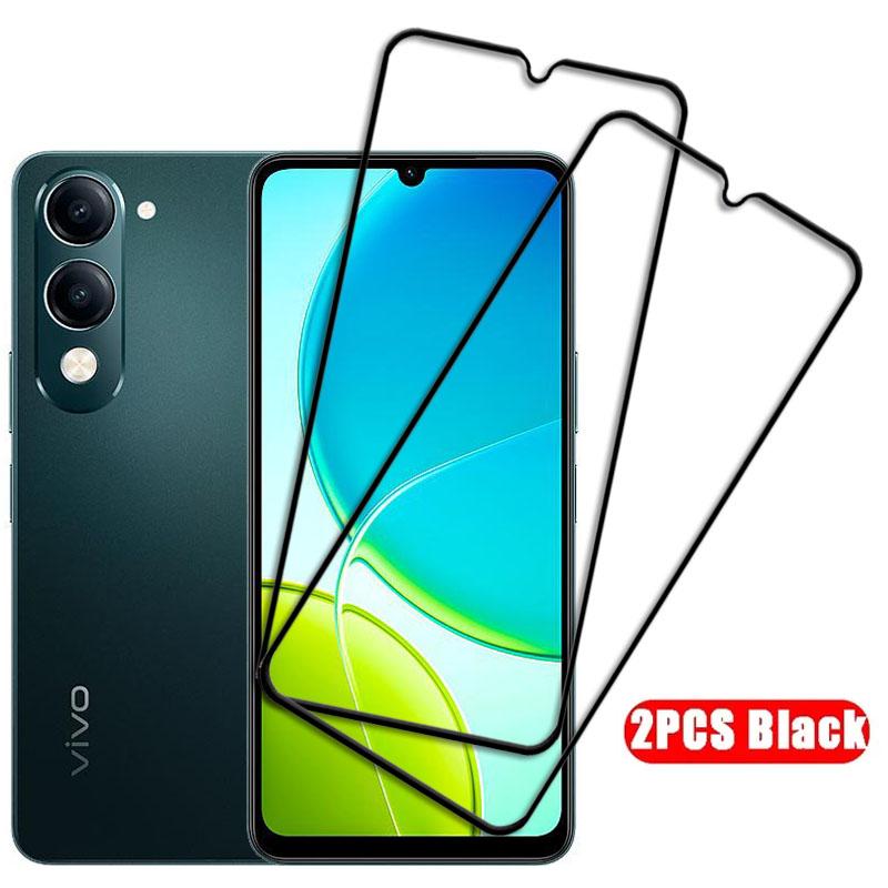 Full Cover Glass For Vivo Y29s Tempered Glass Vivo Y29s Y04 Screen Protector Protective Phone Film Vivo Y04 Y29s inch 6.74"