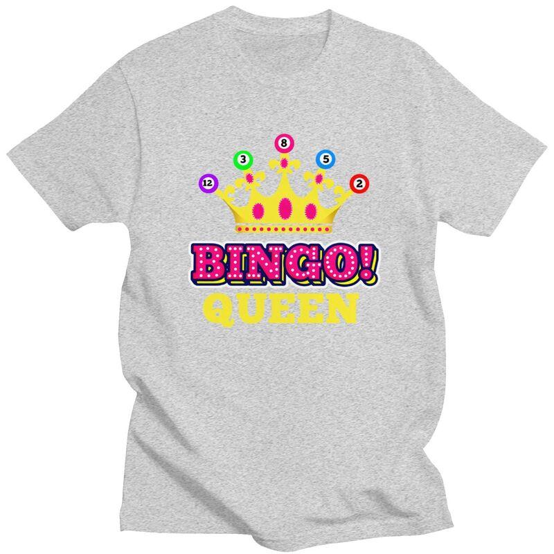 Custom Bingo Queen T Shirt for Men Tshirt Tees Tshirts