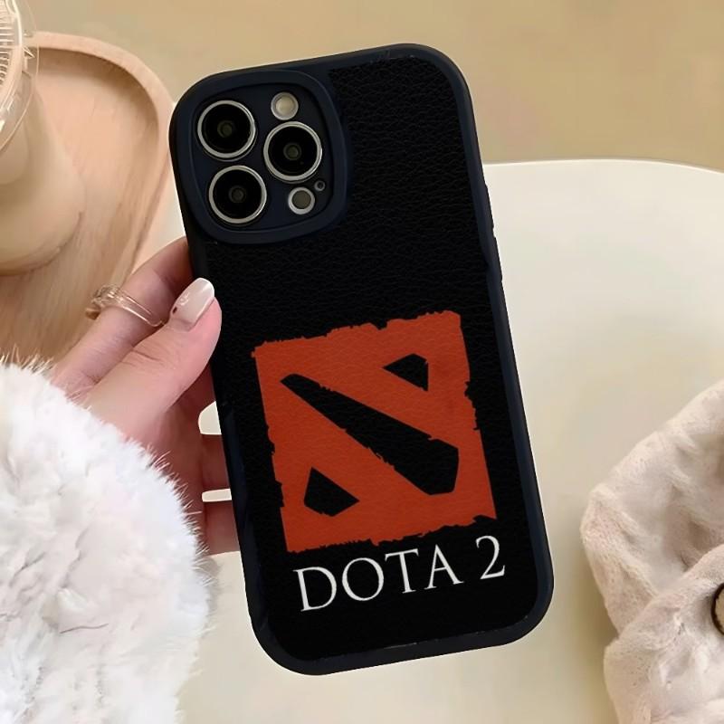 

Чехол для телефона с логотипом игры Dota 2 для iPhone 14 Pro Max 13 12 11 Mini X Xr Xs 8 7 Puls, силиконовый чехол из кожи ягненка iPhone 7