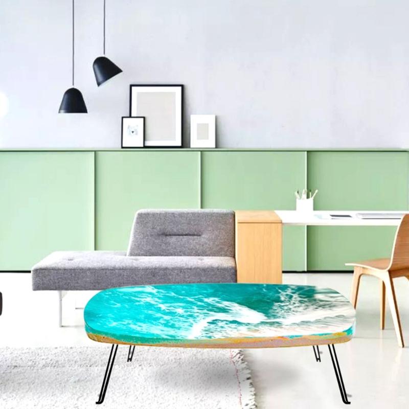 Velká silikonová forma na odlévání říčního stolu DIY řemesla výroba šperků dekorace