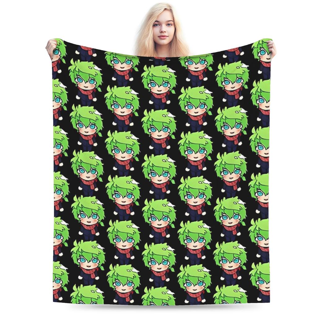 Midori Flannel Throw Blanket Death Game Your Turn To Die Blanket for Bed Travel Lightweight Bedding Throws
