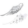 1Pair Car Auto Motorcycle Body Sticker 3D Eagle Angel Wings Fashion Gold Silver Aluminum Stickers Auto Exterior Decoration