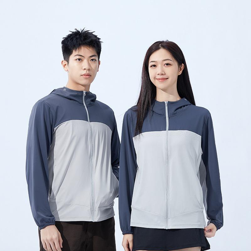 Xia Bing Ammonia Sunscreen Clothing Men's Upf50 Women's Fashion Summer Outdoor Sunscreen Clothing Multi-mesh Breathable Thin Skin Clothing