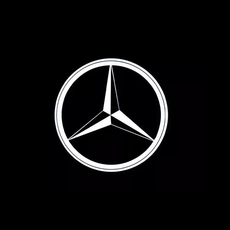 D8Mercedes Benz AMG a C E S Class CLA GLE GLC GLS CLS GLA GLK Car Metal Flat Hood Emblem Front Badge Decor Accessories Hubcap