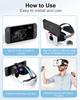 STARTRC GAMES Upgraded VR Headset for Game Virtual Reality VR Goggles with Adjustable HD Lenses and Comfortable Head Virtual Boy 3D Goggles Consoles,