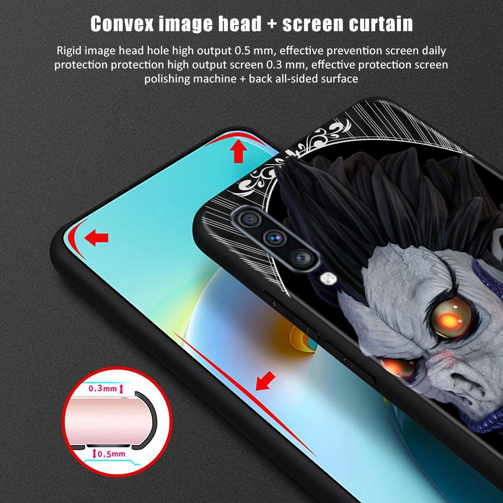 Anime Death Note Ryuk and Yagami Light For Samsung A50 A30 A30s A20s A20e A20 A10 M51 M31 M31s M30s M62 M52 M22 M12 M11 M21 Case