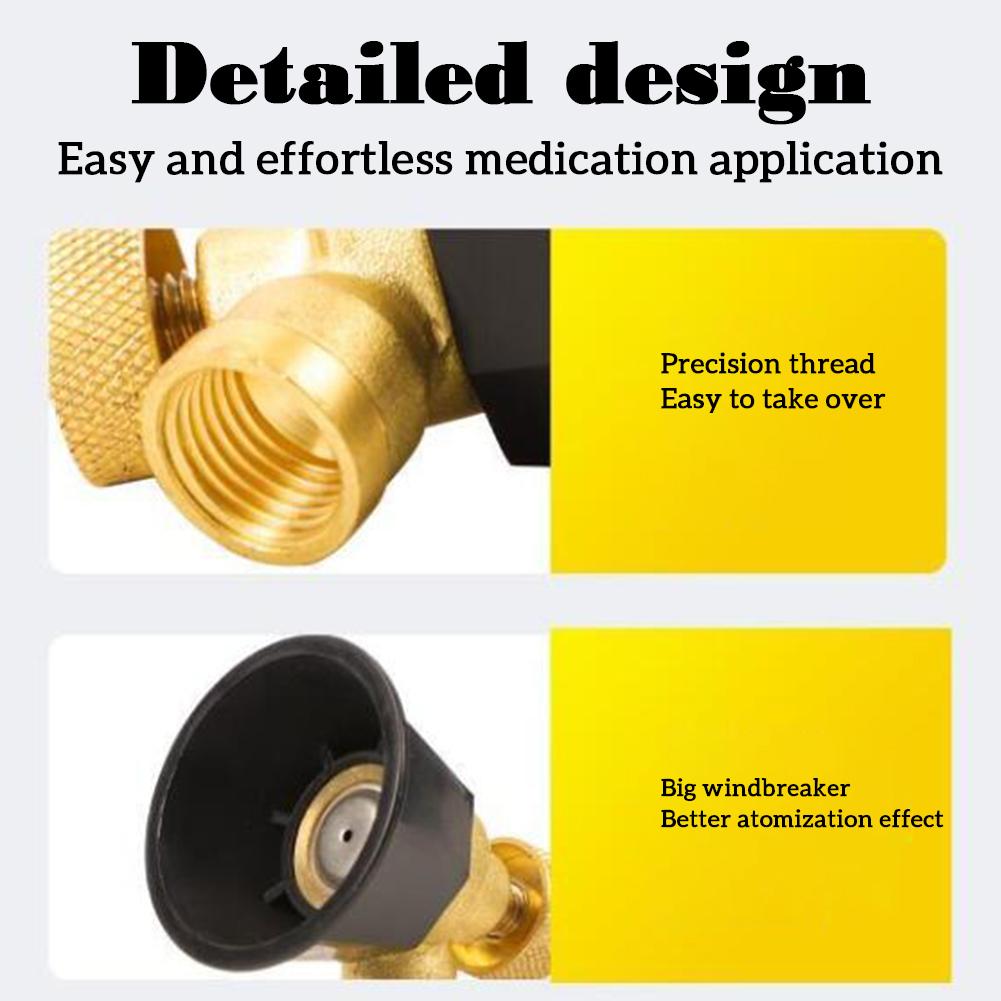 Wiatroodporna dysza zraszająca z gwintem wewnętrznym, antykorozyjna dysza rozpylająca do trawników