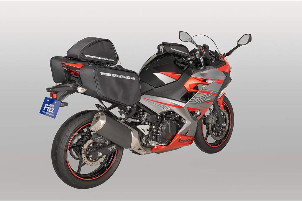 TANAX MOTOFIZZ Side Bag Light Sport Side Bag Black MFK-262