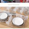1pcs Adjustable Refrigerator Freezer Organizer - Expandable Bottled Beverage, Sauce Dispenser / Maximize Space Utilization