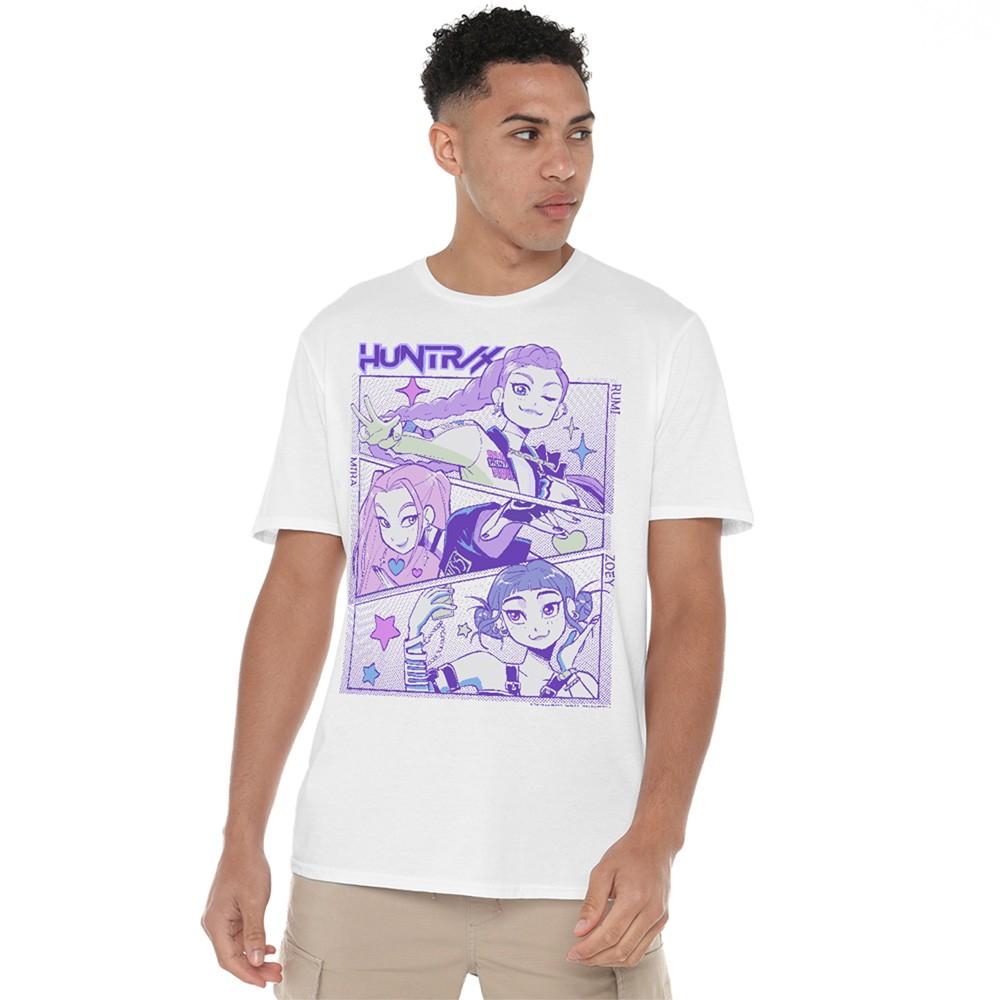 K-Pop Demon Hunters Anime Huntrix HuntrX Unisex T-Shirt White L