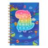 Cute Cartoon Notebook Apple Fruit Coil Notebook Kawaii Cartoon Study Notepad Portable Pocket Vocabulary Mistake Correction Journal for Student
