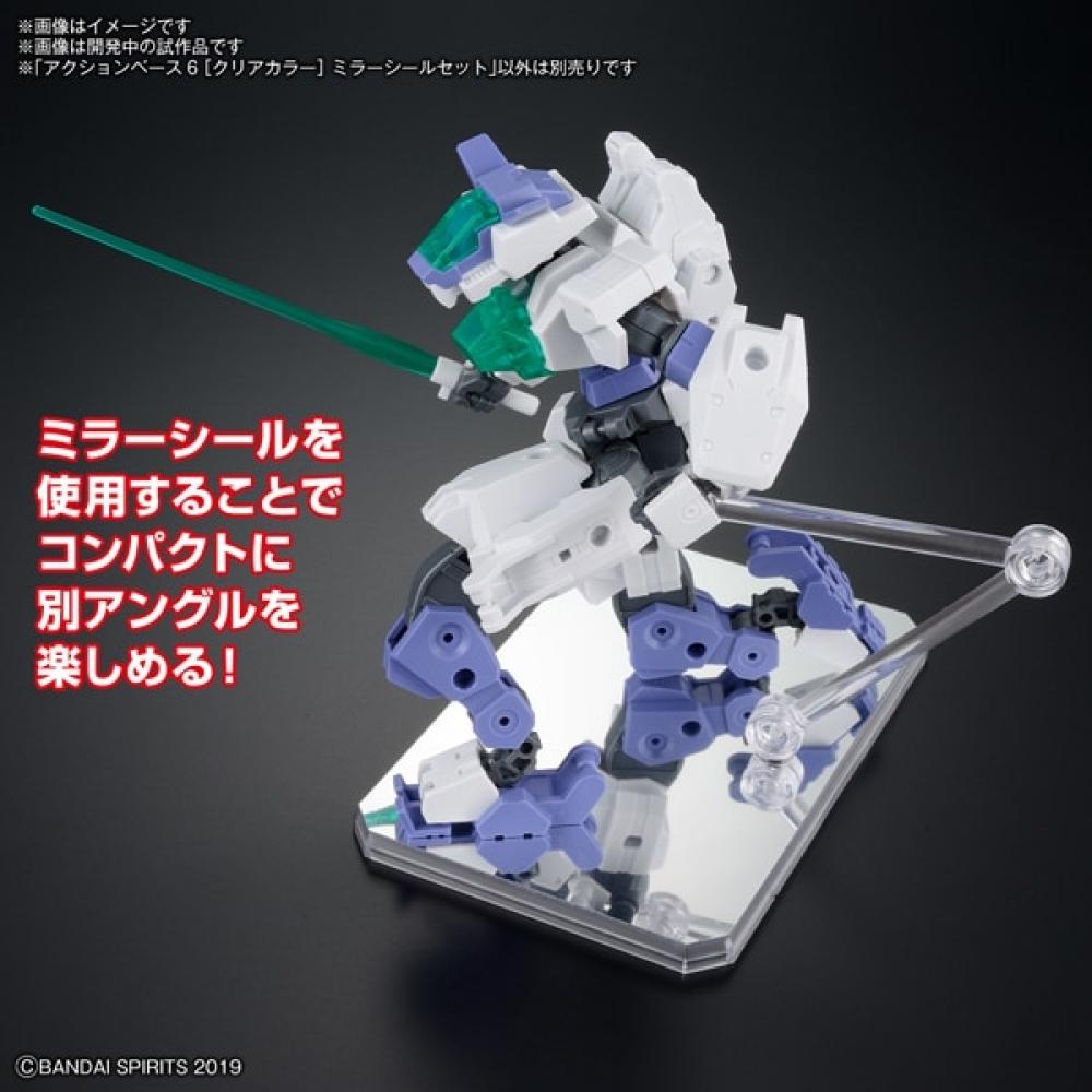 Bandai Spirits Action Base 6  Clear Color  Mirror Seal Set [plastic Model Parts]