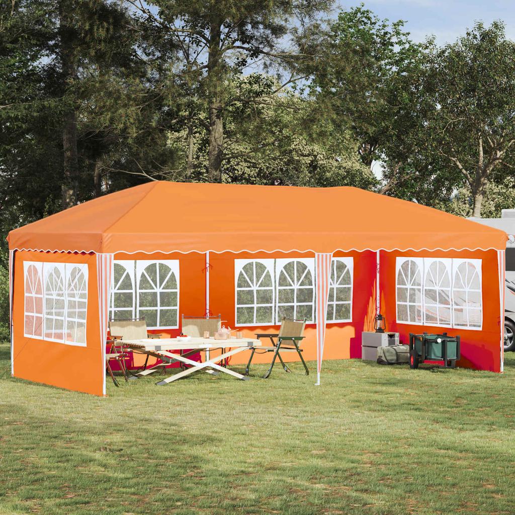 Pop Up Party Tent 575 X 289 X 245 Cm Orange