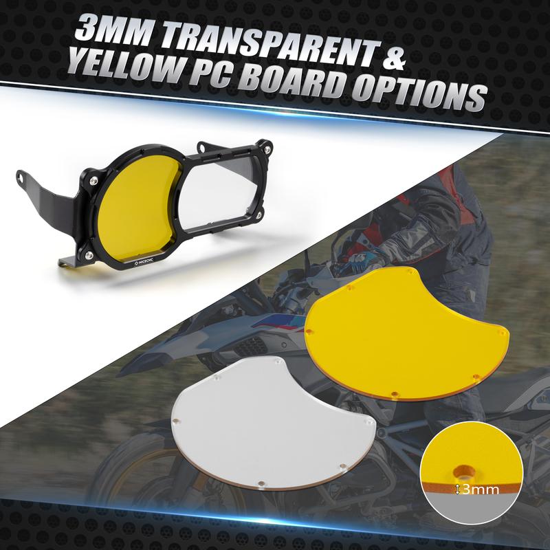 NICECNC For BMW R1250GS Adventure -2024 R 1250 GS - Motorcycle Headlight Guard Protector
