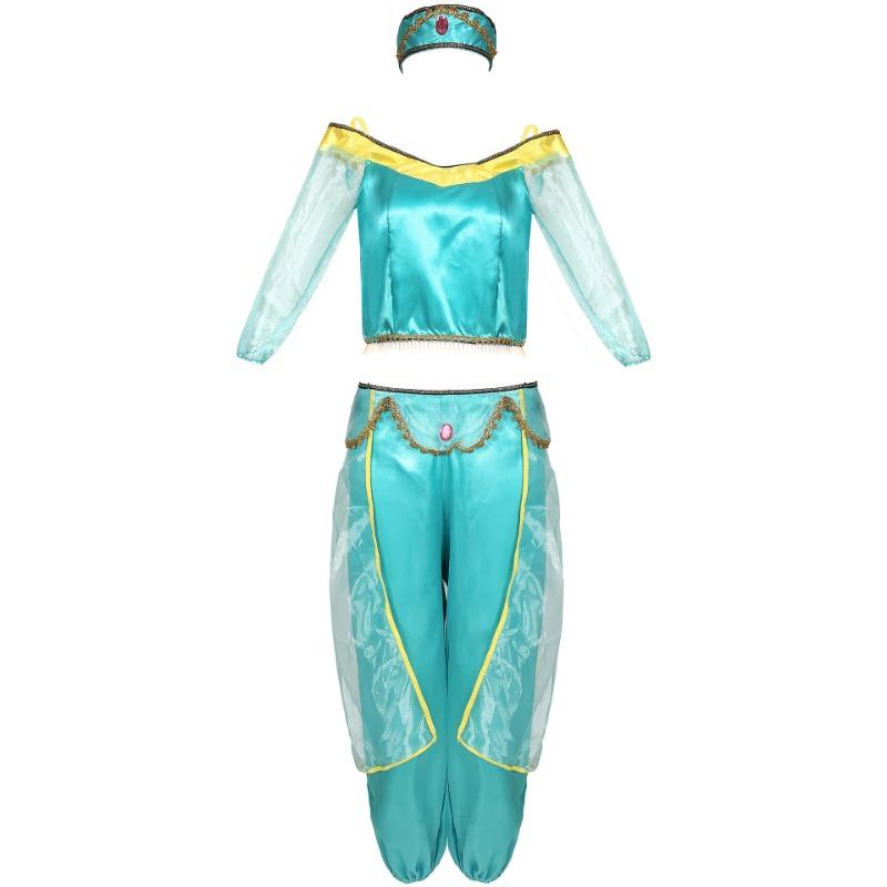 

-X game uniform Halloween costume, cosplay sexy search banner jasmine princess dress XXL