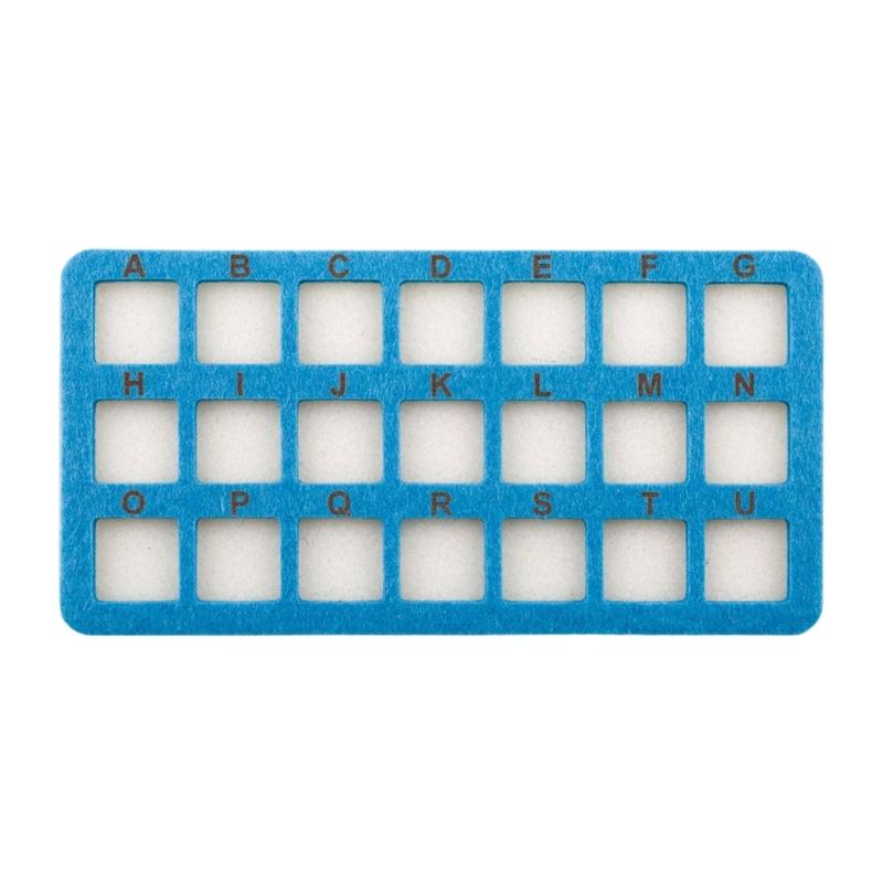 

Portable Multi Compartment Beading Workstation Craft Mat Bead Sorting Mats Perfect for Jewelry Enthusiasts Present синій