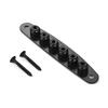 Electric Guitar Parts Metal Bridge String Through Body Ferrules Bushing Plate for Guitar Replacement