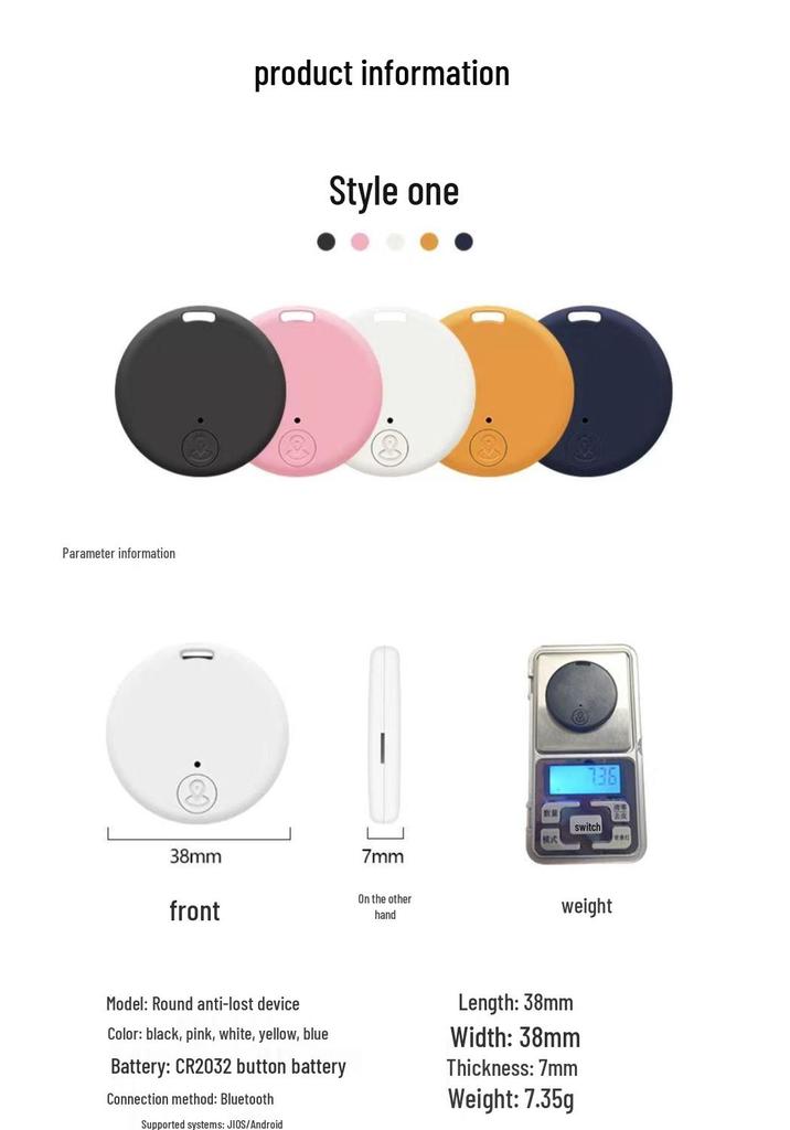 Bluetooth Anti-Loss Key Finder and Smartphone Locator