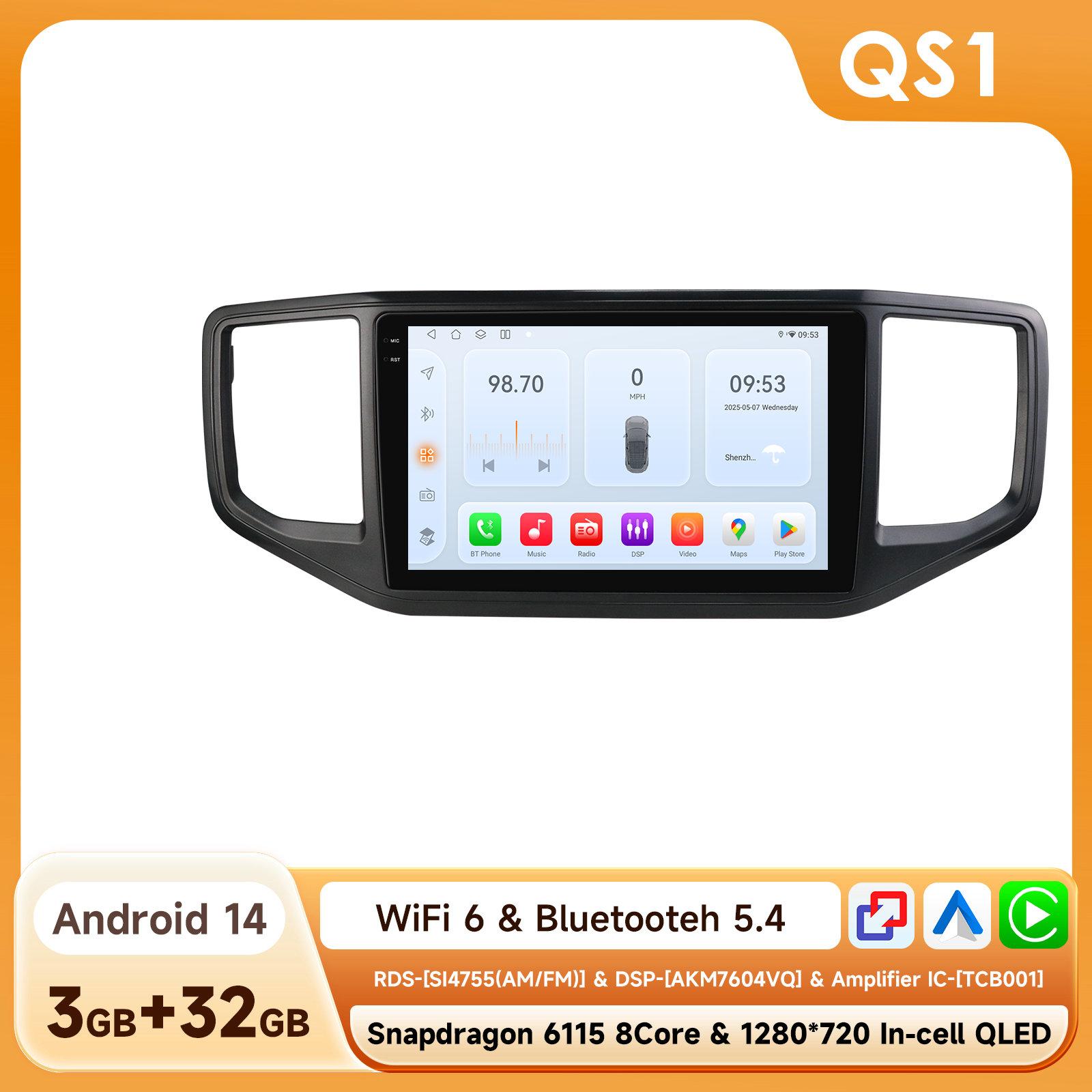 Hizpo Snapdragon Android Video Player Intelligent Screen for Volkswagen VW Amarok 1 2017 - 2021 Multimedia Head Unit Car GPS Auto Radio Navigation QS1 8Core 3G 32G