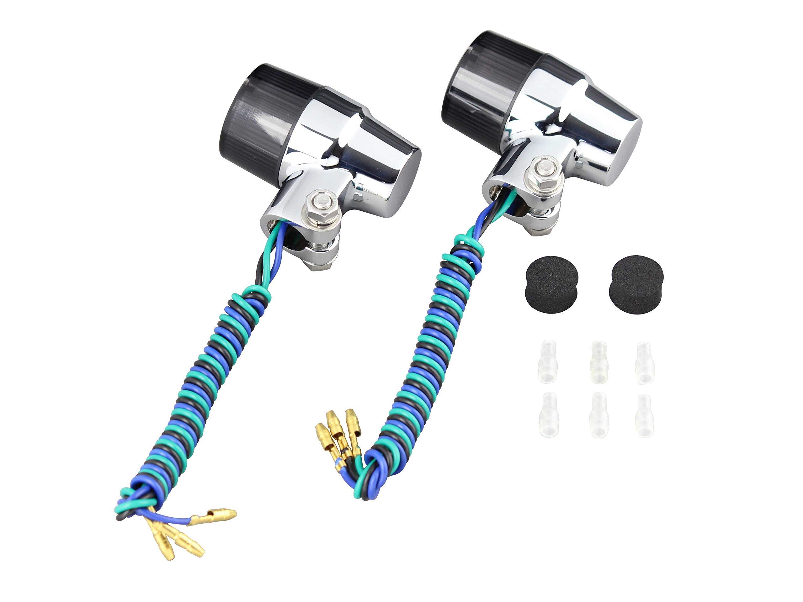 

POSH FAITH Superbike Поворотники Двойные Хром 093434 Мини-тип, Лампа, Корпус/Дымчатое стекло,