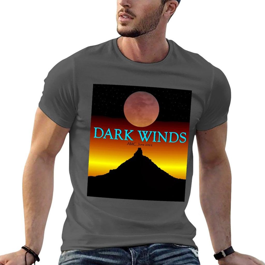 Dark Winds blood moon TShirt Plus Size Short Sleeve TShirt