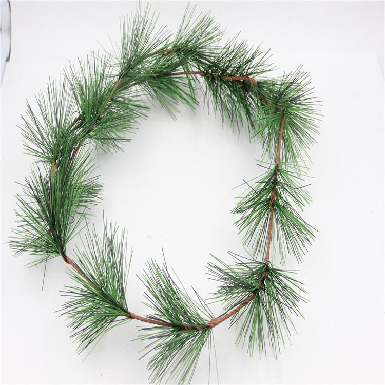 Artificial Pine Needle Greenery & Red Berry Bouquet for Holiday DIY & Gift Packaging