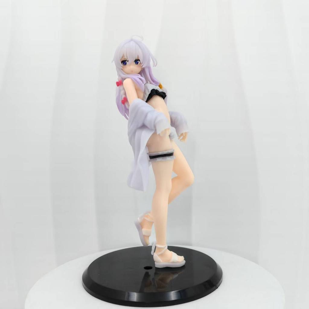 19cm Kawaii The Journey Elaina Sexy Cute Swimwear Figure Desktop Decoration Ornament Action Model Toys Gifts PVC of Kid Friendly Entertaining Fun Play
