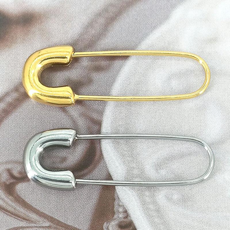 Stainless Steel U-Shaped Safety Pin Connector for Necklace, Bracelet, & Earring