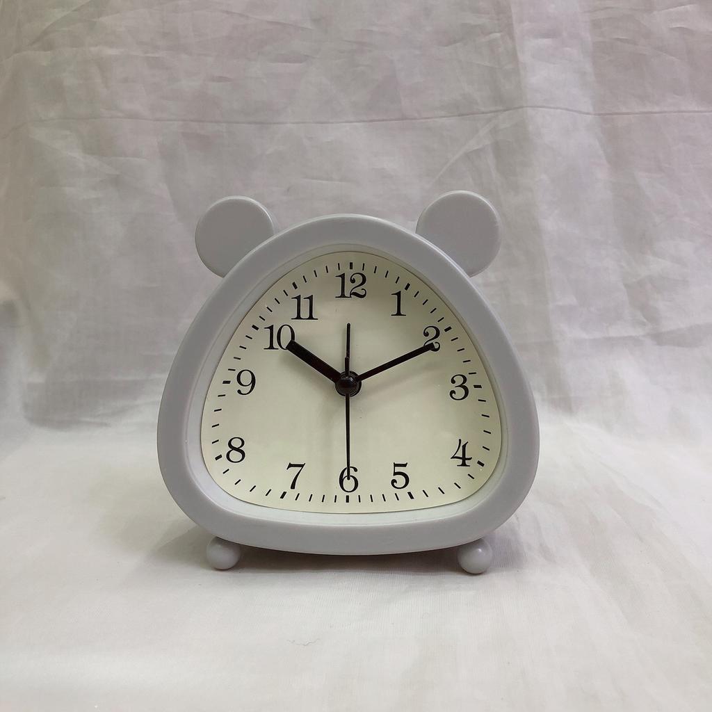 Cute Cartoon Quartz Clock Bear Alarm Clock Simple Children's Gift Bedside Clock