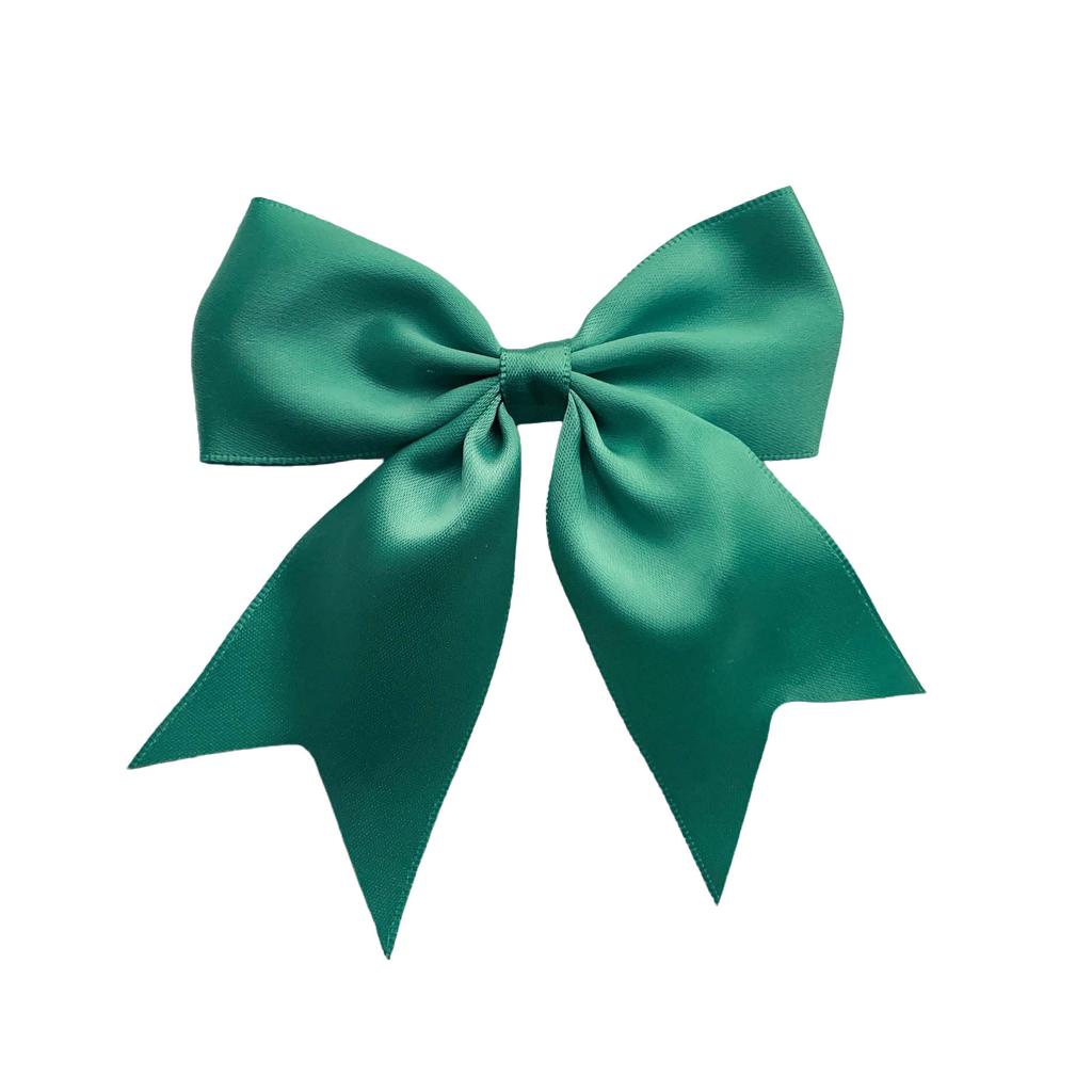 New Solid Color Ribbon Bows Hair Clip For Kids Girls Hairpins Barrettes Handmade Headwear Hair Accessories