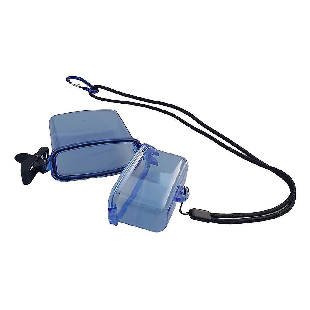 Waterproof Box Container Clip for Scuba Diving Snorkel Kayak Yellow
