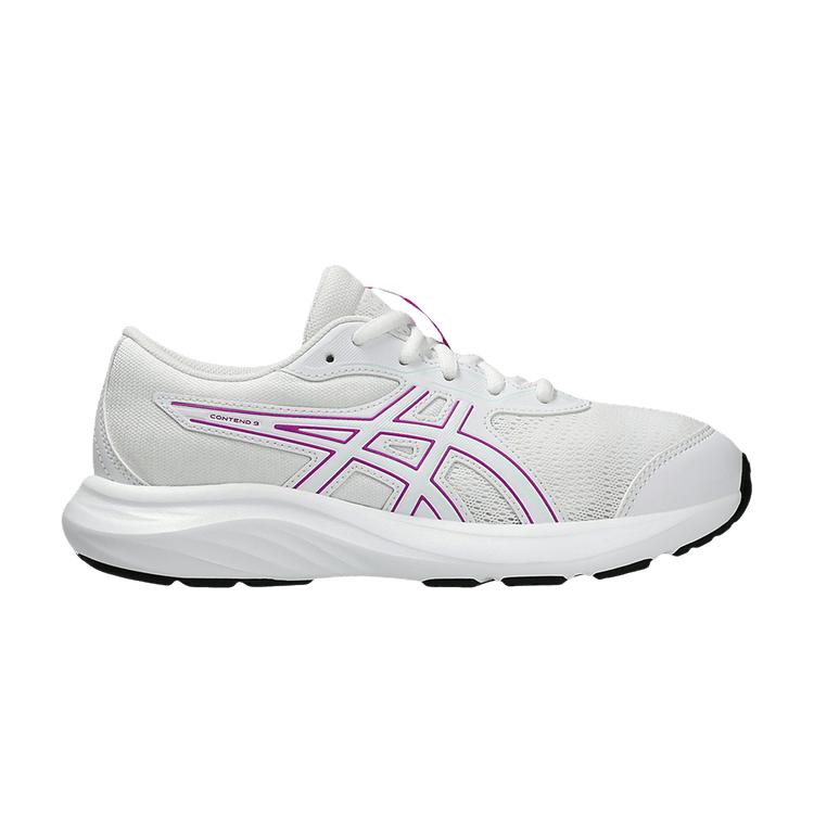 

Asics Contend 9 Белое успокаивающее море (GS) Детские кроссовки 1014A337-101 35.5