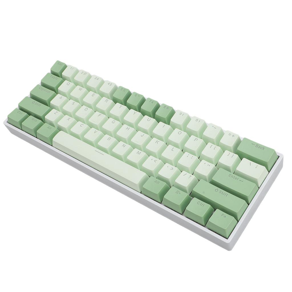 61 Key Mechanical Keyboard 60percent  Hot Swappable Red Switch 3 Mode 2.4G Bluetooth Wireless Wired RGB