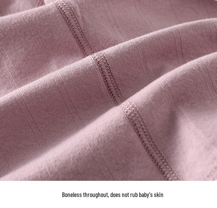 Baby Pure Cotton Class A Warm Underwear Set - Boys and Girls Split Pajamas for Autumn, Winter, and Spring