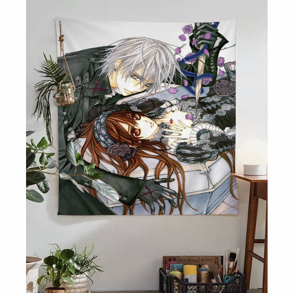 1PC Anime VVampire Knight Cartoon Tapestry Wall Hanging Decoration Household Home Decor