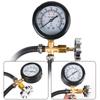 Car Fuel Pump Pressure Gauge Tester Quick Connected Gasoline Pressure Gauge Meter for Car Truck Gasoline 0-100PSI