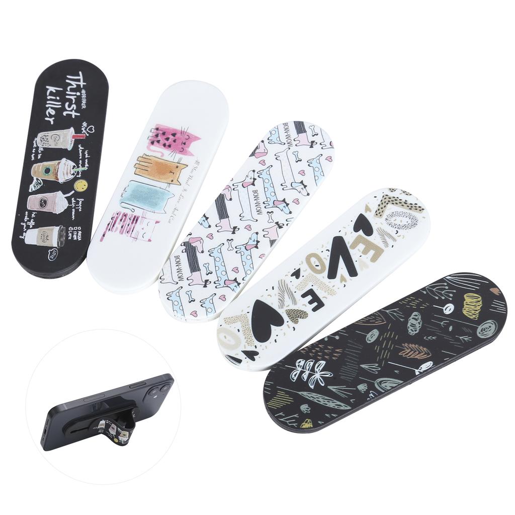 5Pcs MOMO STICK Smart Phone Adjustable Stand Finger Strap Reusable Stick Gel Pad Holder