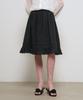 General Idea Lace Flare Midi Skirt [Black] / Gf2Lsk509