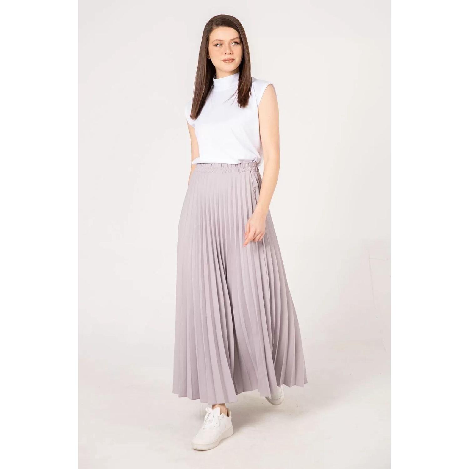 

Pleated Skirt 32-9001 Gray Standart сірий колір