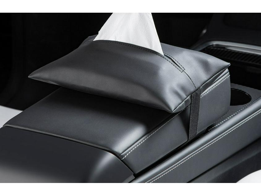 Tesla Model Y/3 Hidden Pull-out Tissue Box Car Accessory