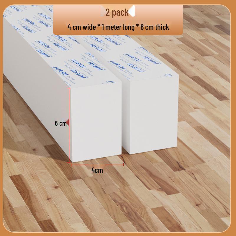 Samoprzylepny biały pasek z gumy piankowej: Uszczelka do drzwi i okien, amortyzująca, dźwiękoszczelna, podkładka antykolizyjna do urządzeń mechanicznych.