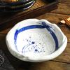Japanese and Korean Ceramic Bowl Irregular Fruit Salad Bowl Home Large Shaped Ramen Bowl Serving Sashimi Tableware